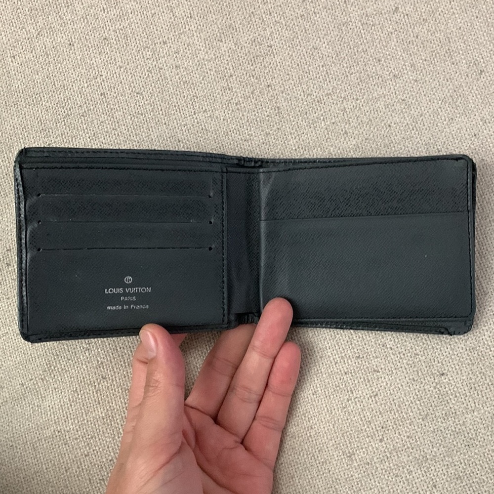 Louis‎ Vuitton Wallet Bifold Men’s One Size Dark Green Taiga Leather - Picture 2 of 13